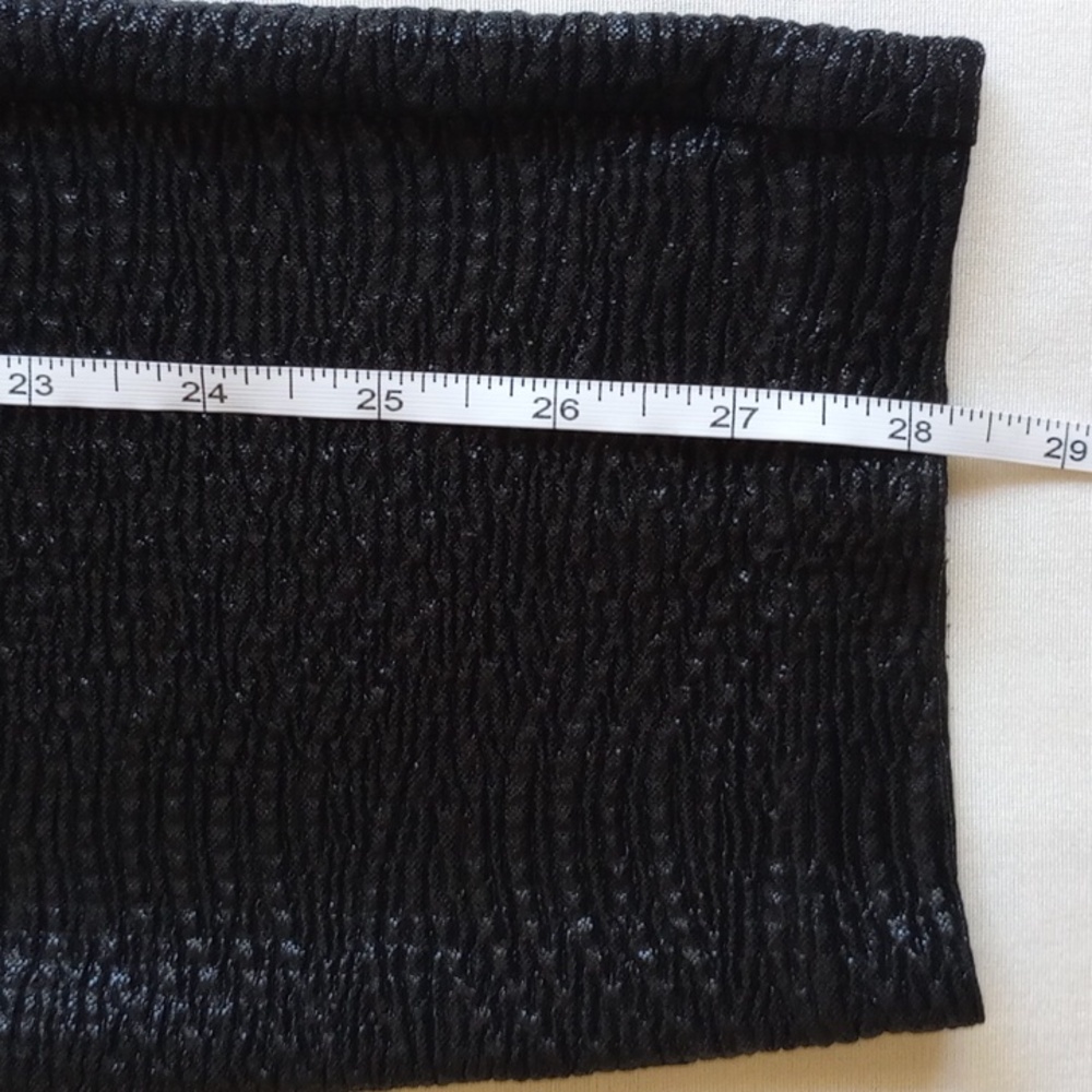 BCBG Textured Pull On Baggy Ankle Pants M Black Pockets - 50off3 - Picture 8 of 8